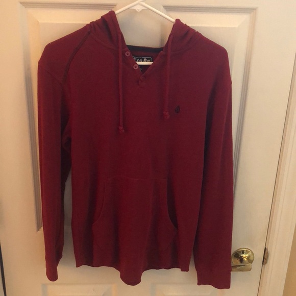 Volcom Men's Thermal Knit Shirt Sz Small - Picture 1 of 12